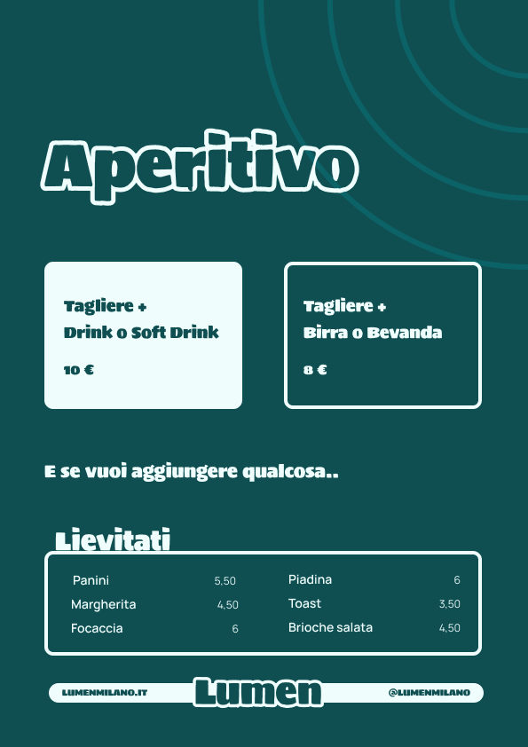 Aperitivo fronte