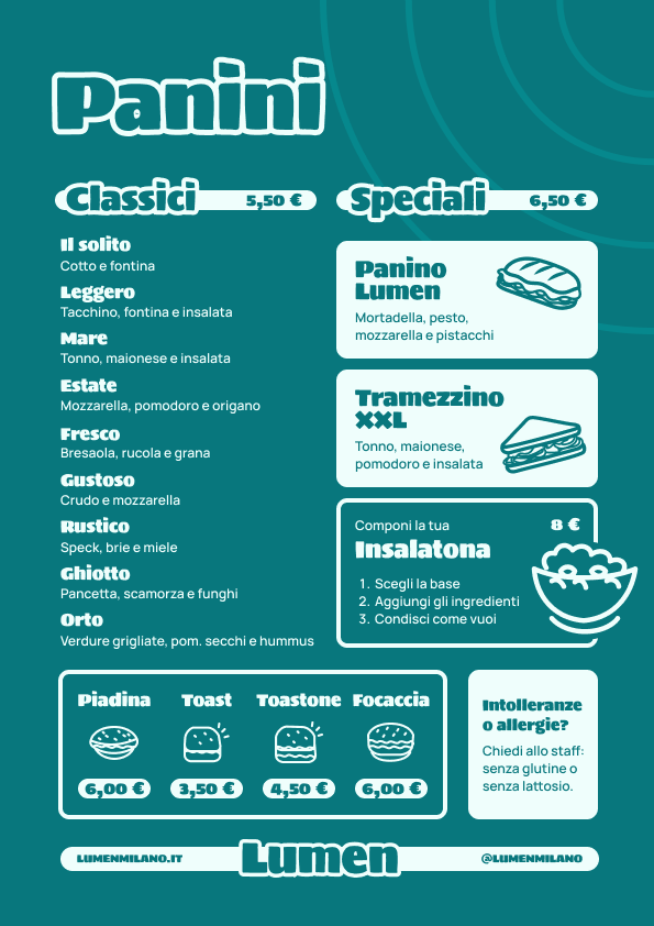 Panini fronte