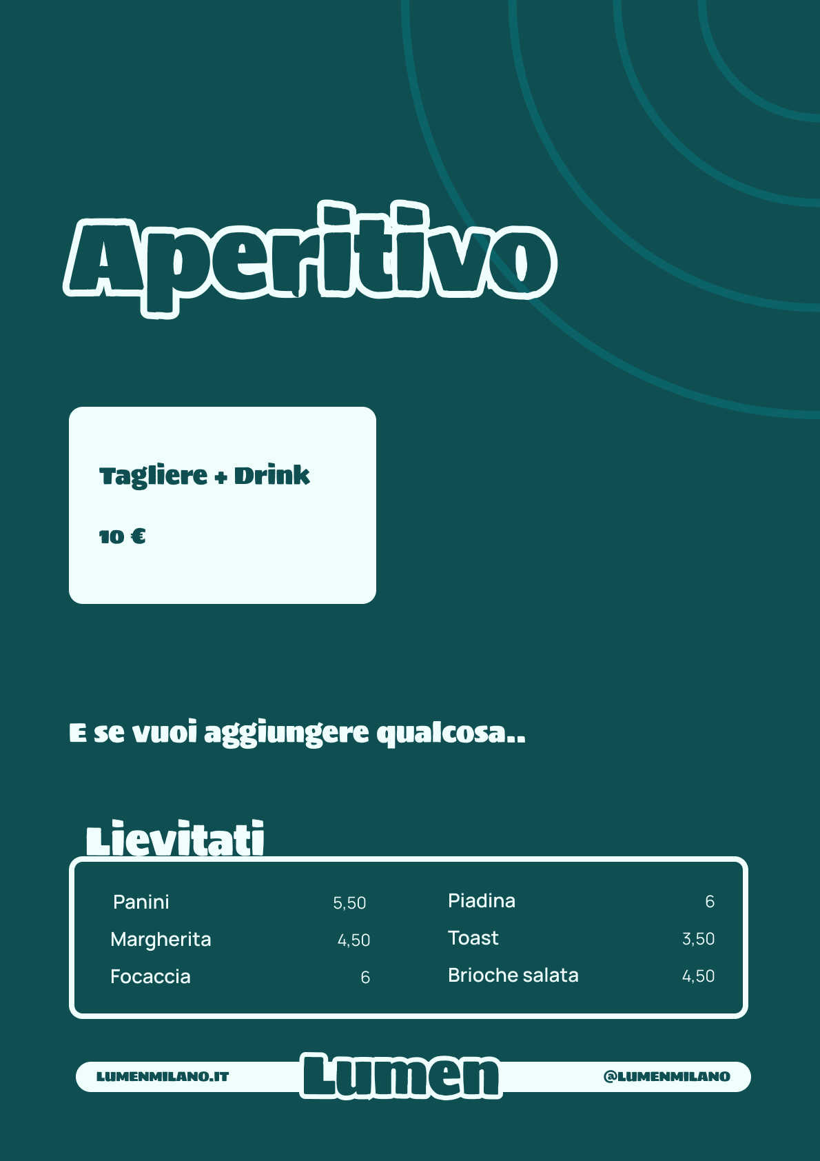 Aperitivo fronte